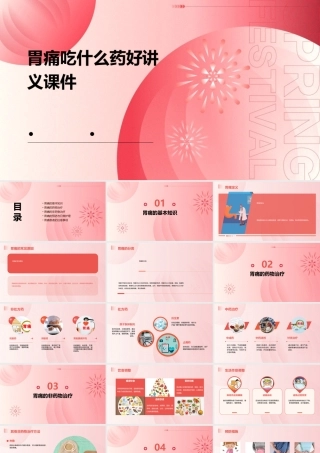 胃痛吃什么药好讲义课件