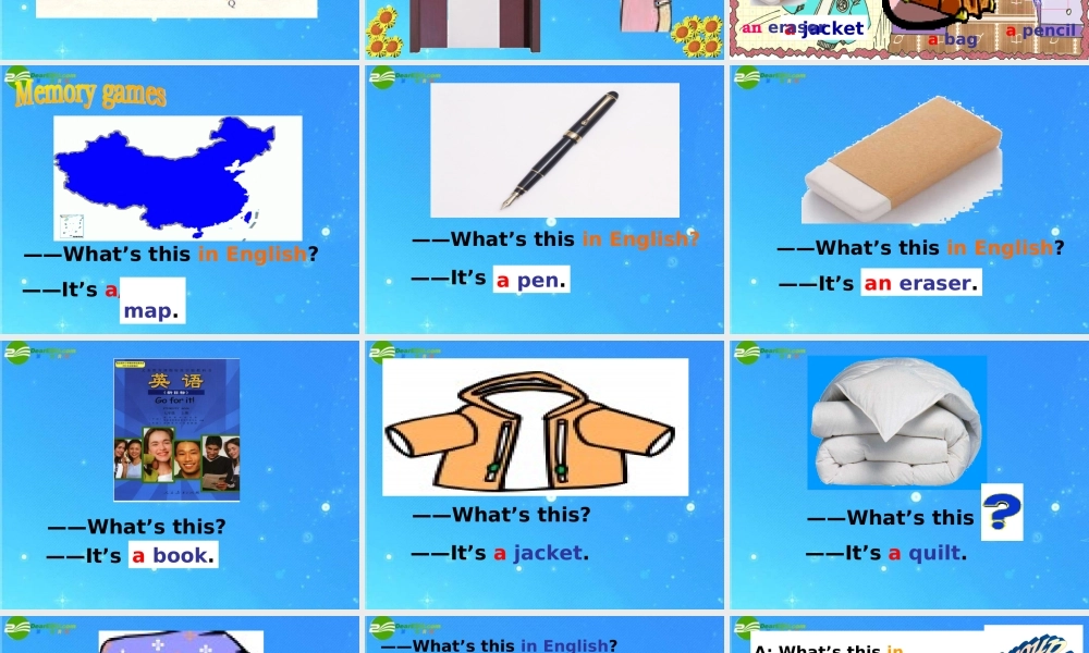 七年级英语上册 Starter Unit2课件 人教新目标版 课件