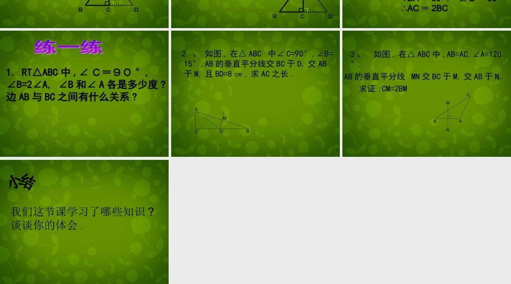 八年级数学上册(13.3.2 等边三角形)课件 (新版)新人教版 课件