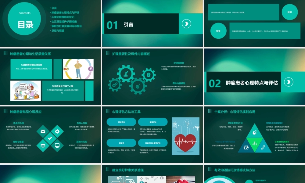 肿瘤患者心理支持与生活质量提升护理课件