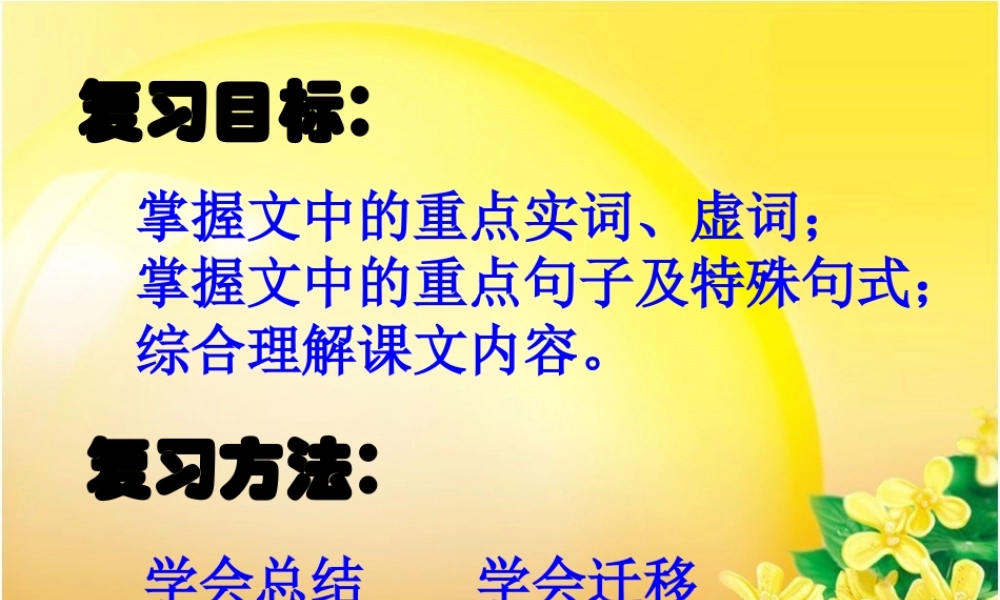 九年级语文下册 (中考复习·曹刿论战)优秀教学课件 人教新课标版 课件