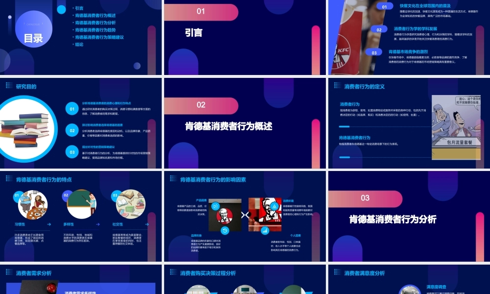 肯德基消费者行为学分析课件