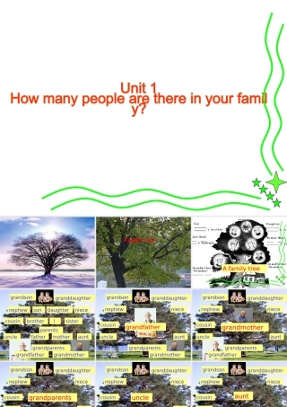 七年级英语Module4 Unit1 How many people are there in your family课件2 外研版 课件
