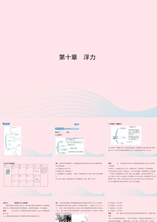 八年级物理下册 第十章 第1节 浮力课件 (新版)新人教版 课件