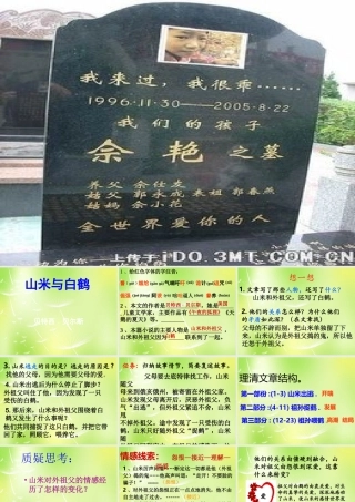 八年级语文上册(第16课 山米与白鹤)课件 语文版 课件