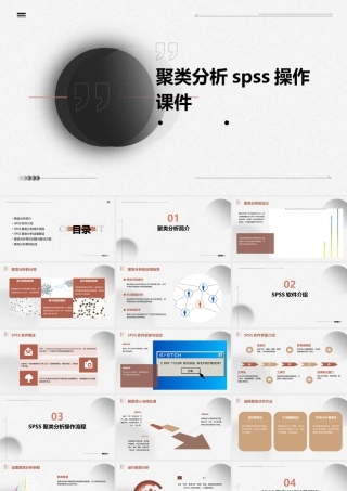 聚类分析SPSS操作课件