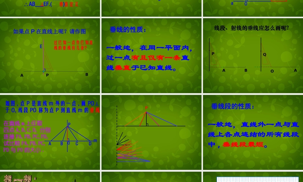 中学七年级数学上册 7.7 相交线课件 浙教版 课件