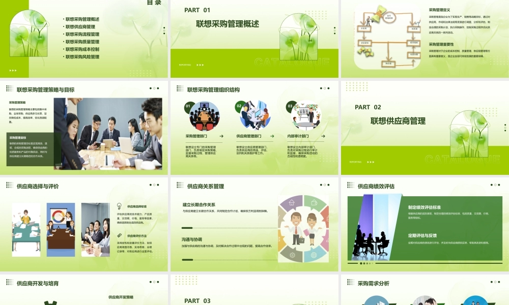 联想采购管理课件