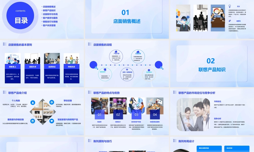 联想店面基本零售技巧培训课程课件