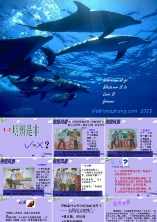 八年级思品 (明辨是非)课件 粤教版 课件