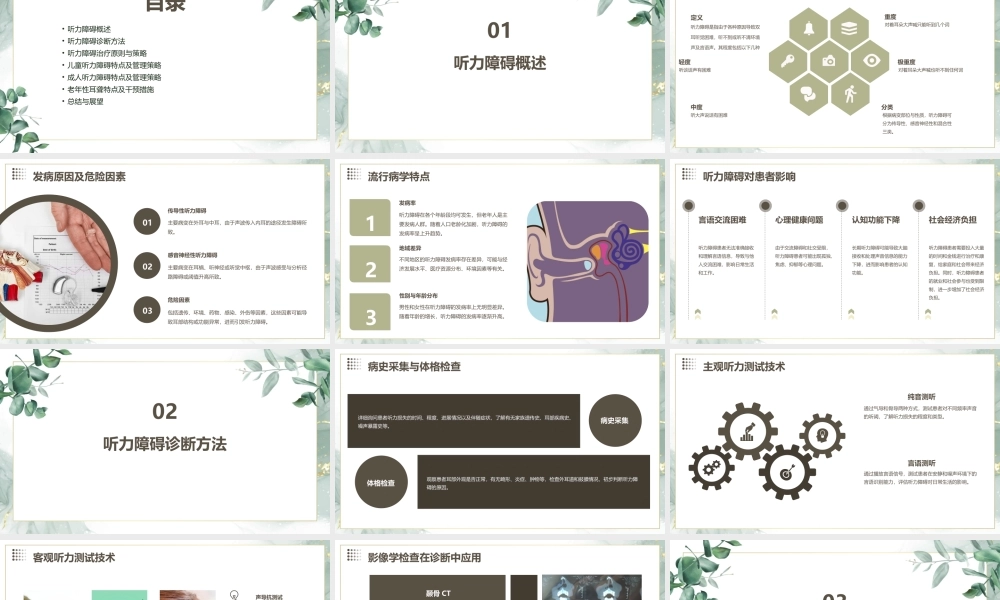 耳鼻喉科学之听力障碍诊断与治疗