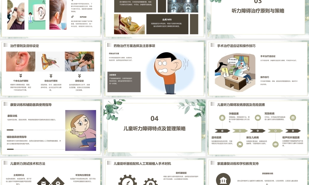 耳鼻喉科学之听力障碍诊断与治疗