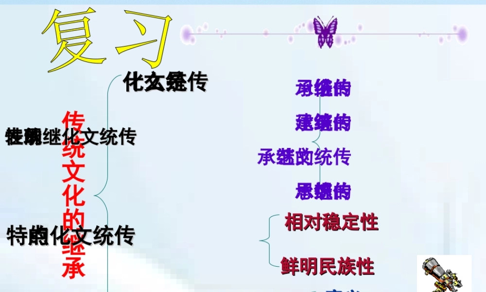 文化在继承中发展@