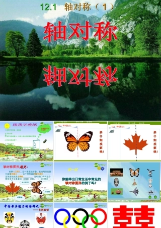 八年级数学上册 12.1.1轴对称课件 新人教版 课件