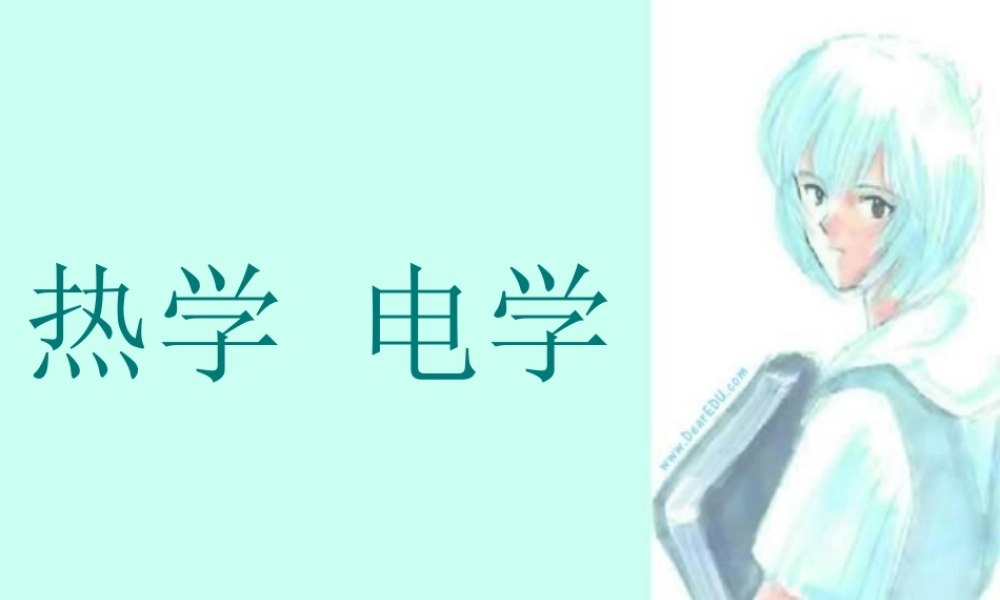 新课标 沪科版初三物理复习课件热学 电学 课件