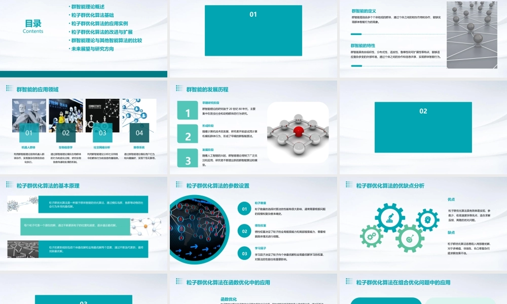 群智能理论及粒子群优化算法课件