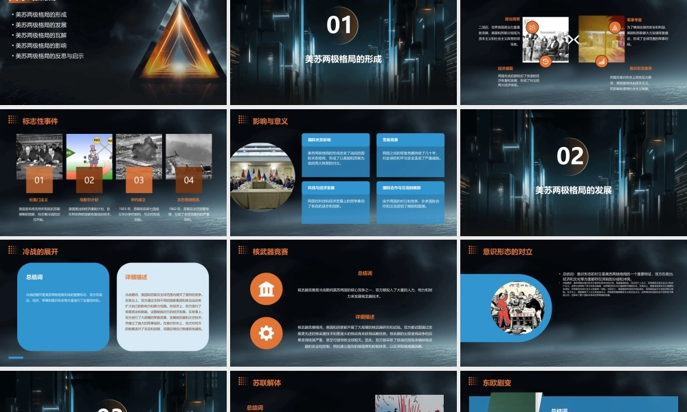 美苏两极格局的演变课件
