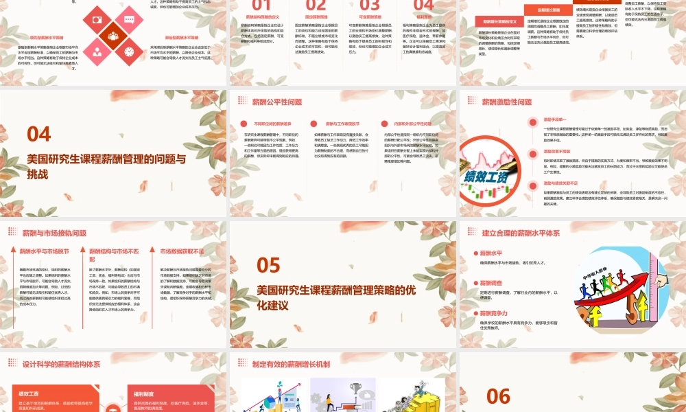 美国研究生课程薪酬管理策略薪酬课件