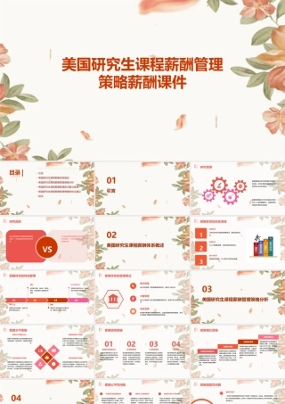 美国研究生课程薪酬管理策略薪酬课件