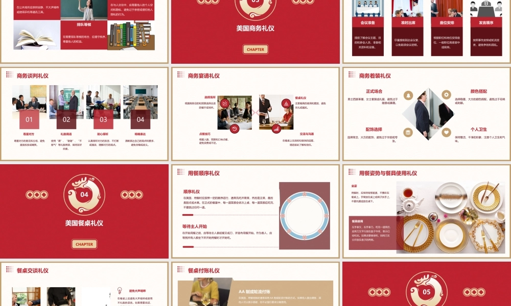 美国礼仪文化课件