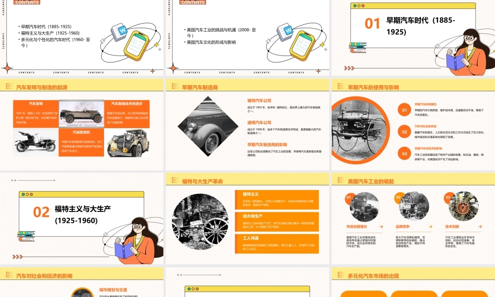 美国汽车发展史课件
