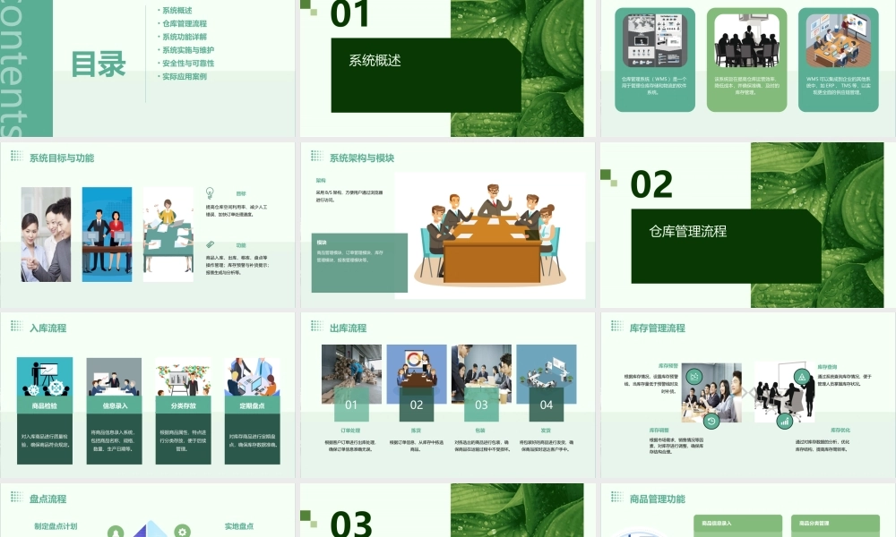 美国某公司仓库管理系统课件