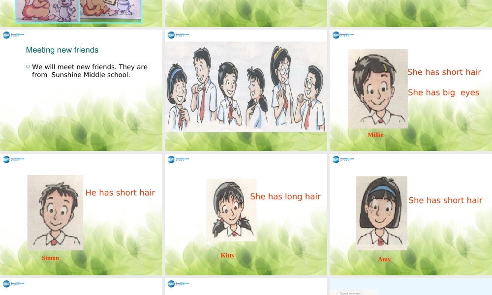 中学七年级英语上册 Unit 1 This is me Comic Strip and Welcome to the unit课件 (新版)牛津版 课件