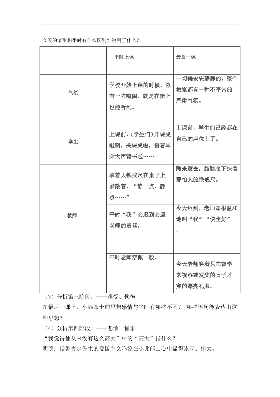最后一课教学设计_第3页