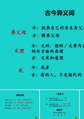 七年级语文下册 5(伤仲永)文言知识梳理课件 (新版)新人教版 课件