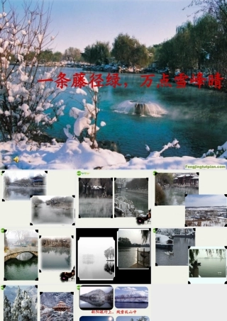 七年级语文 济南之冬景 人教新课标版 课件