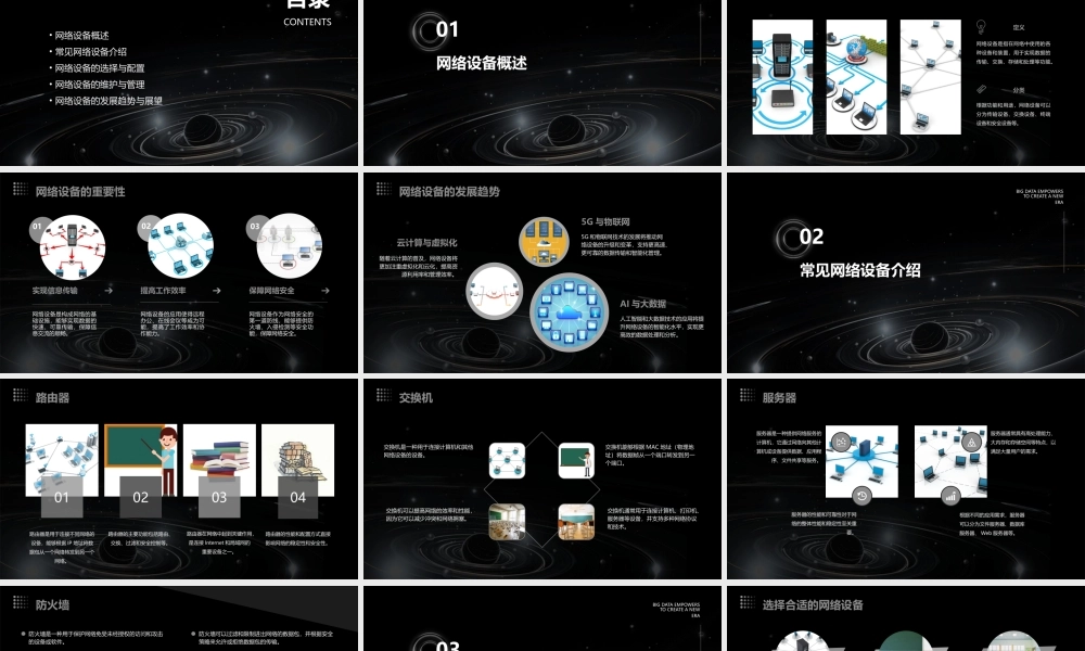 网络设备介绍(通用课件)