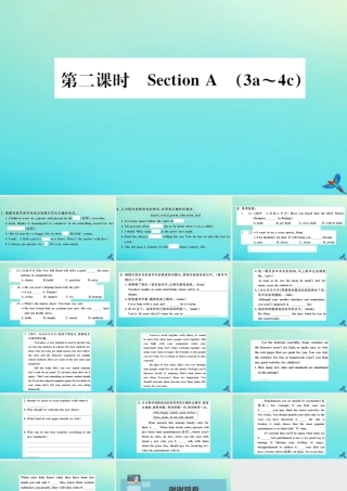 九年级英语全册 Unit 7 Teenagers should be allowed to choose their own clothes(第2课时)习题课件 (新版)人教新目标版 课件