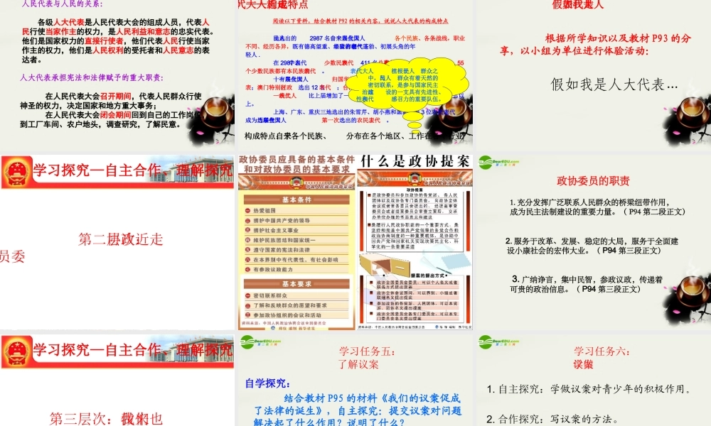 九年级政治 我们的议案课件 教科版 课件