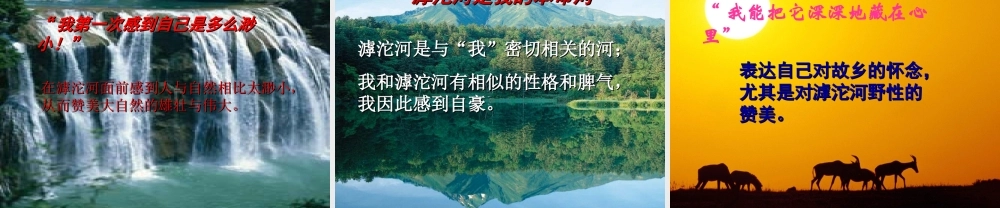 七年级语文上册(滹沱河和我)课件 上海五四制版 课件