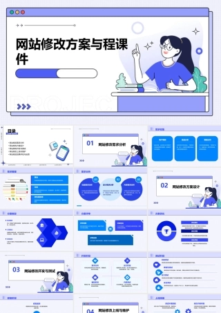 网站修改方案与程课件