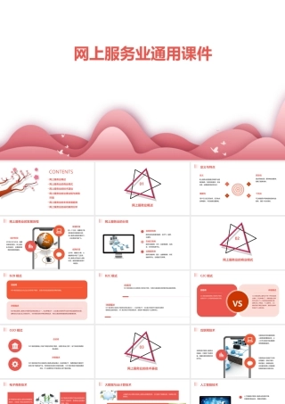 网上服务业通用课件