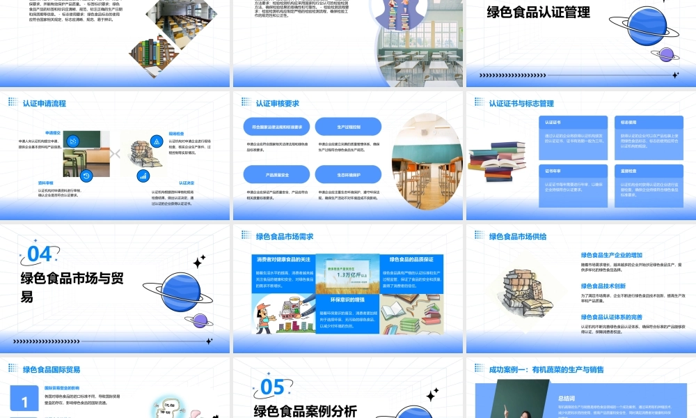 绿色食品综合性标准课件