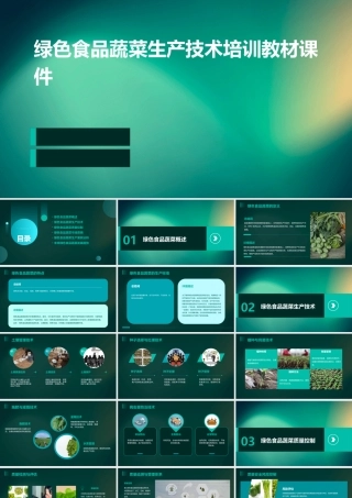 绿色食品蔬菜生产技术培训教材课件