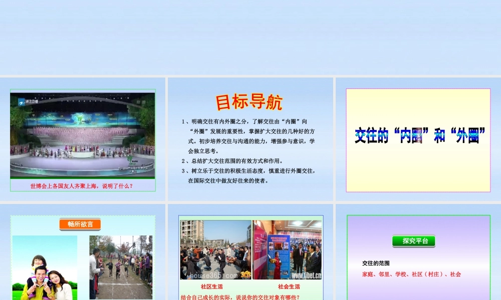 八年级政治上册 第3课第2框我们的朋友遍天下课件 山东人民版 课件