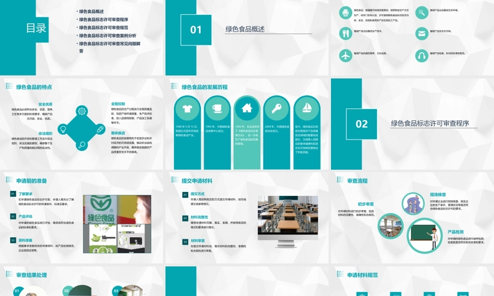绿色食品标志许可审查程序及规范课件