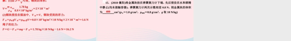 八年级物理下册 9.2 阿基米德原理课件 (新版)粤教沪版 课件-2