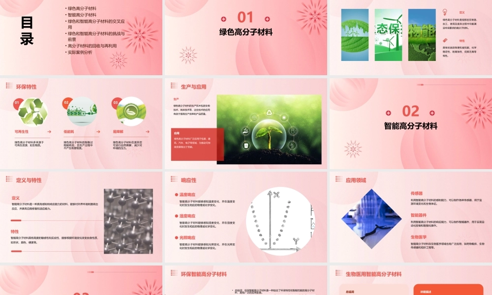 绿色和智能高分子课件