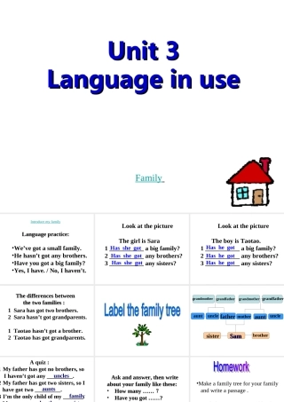 七年级英语Module4 Unit3 Language in use课件2 外研版 课件