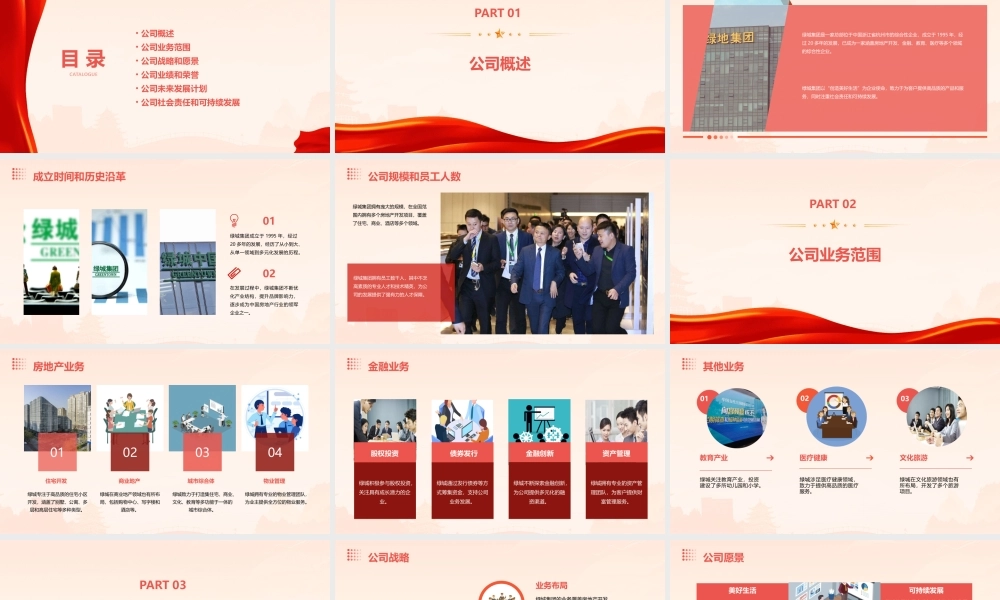 绿城集团对外简介课件