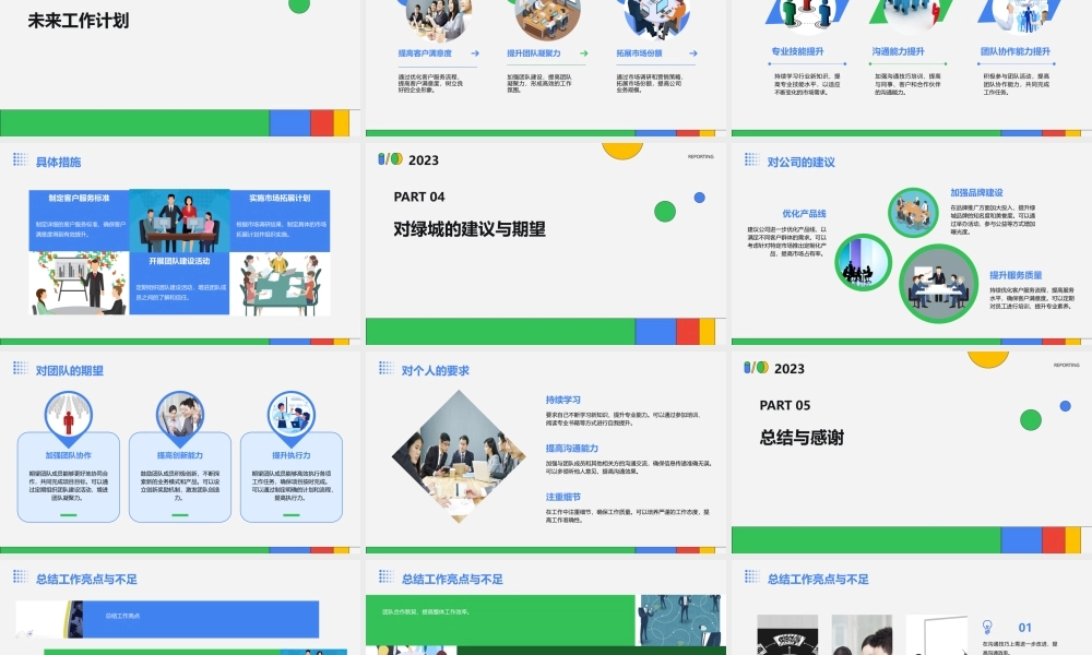 绿城转正述职课件