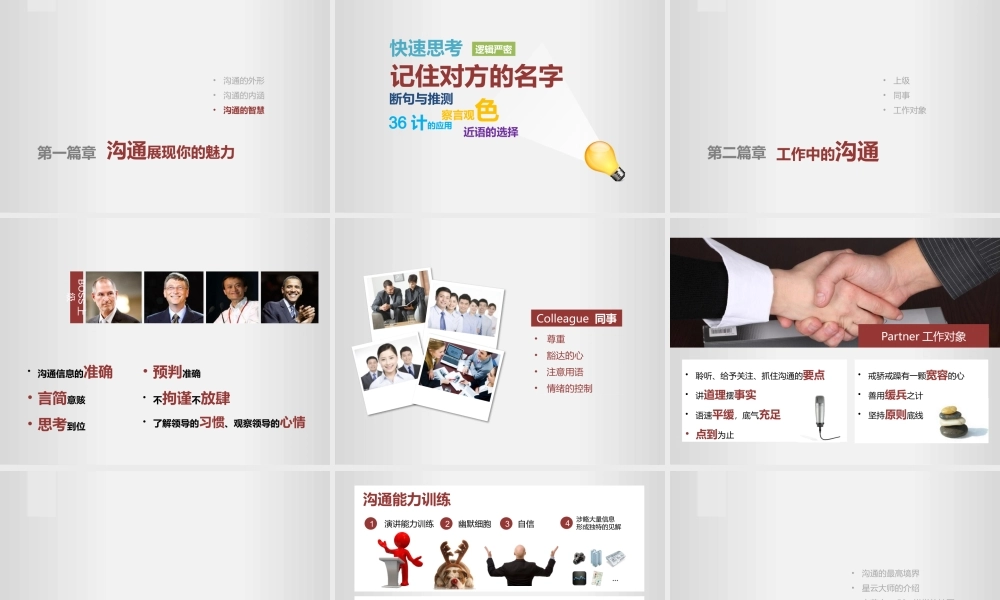 2010-沟通的魅力-@无敌的面