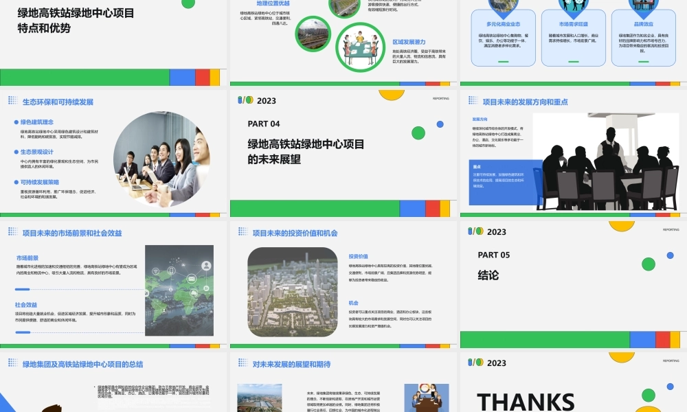 绿地集团及高铁站绿地中心介绍课件