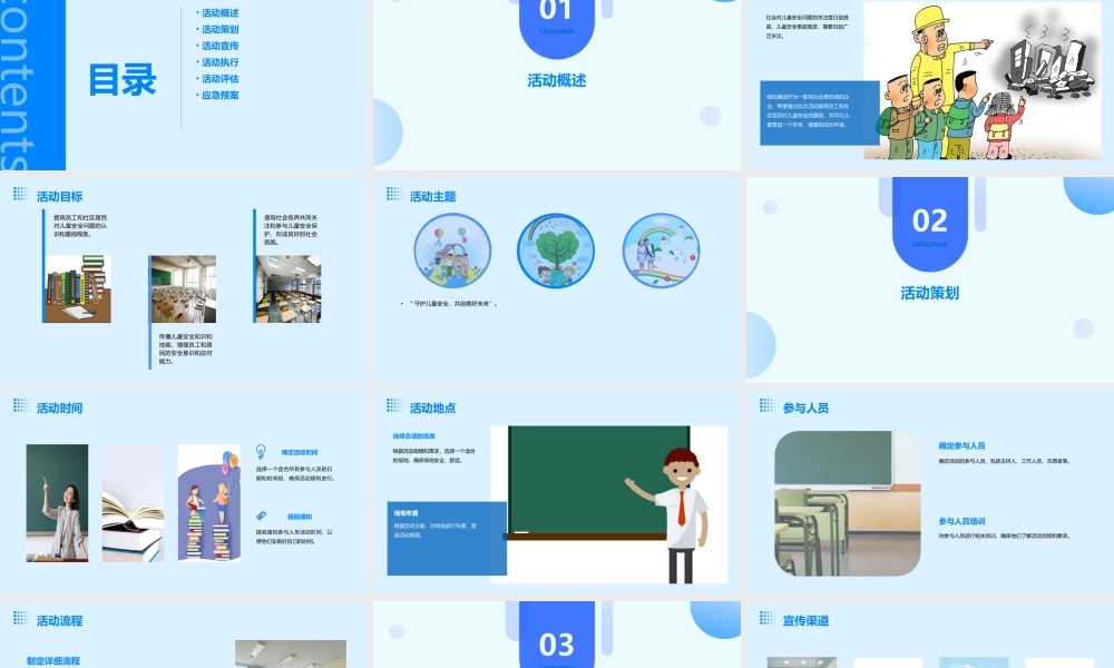 绿地集团儿童安全主题活动执行细则课件