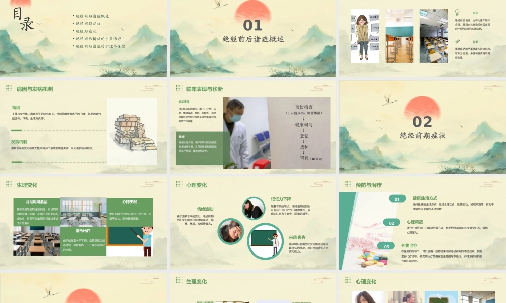 绝经前后诸症课件