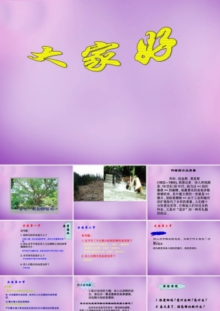 八年级语文下册 8 樵夫，别砍那棵树课件 语文版 课件